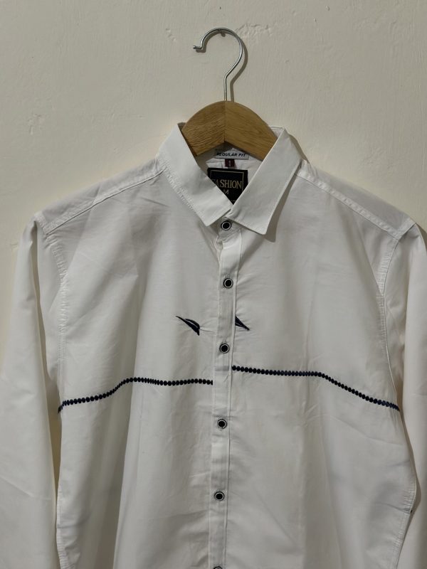 White Casual Shirt - Image 2