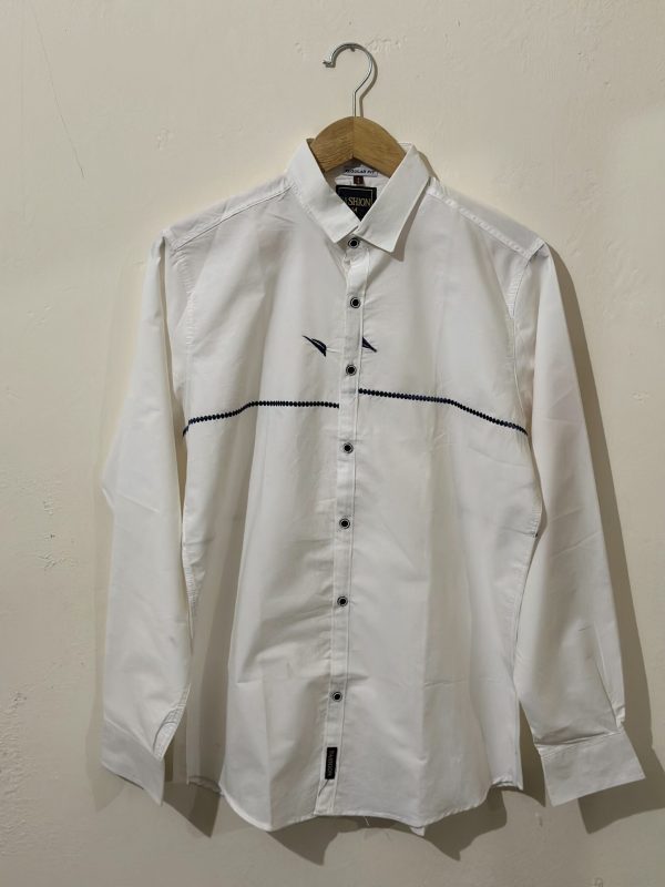 White Casual Shirt - Image 3