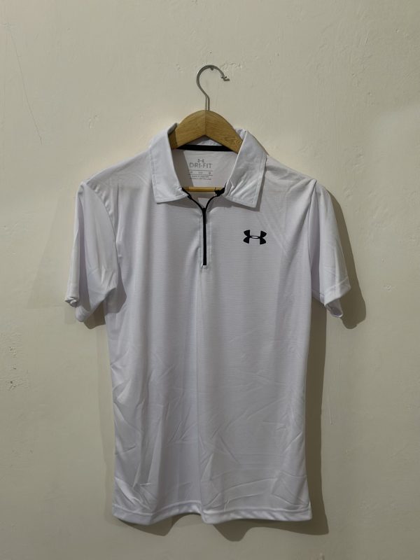 Dryfit Plain T-Shirts with Zipper - Image 5