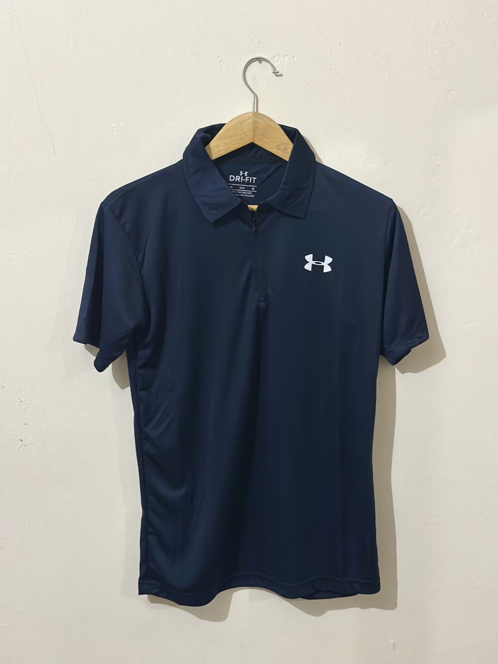 Dryfit Plain T-Shirts with Zipper - Image 3