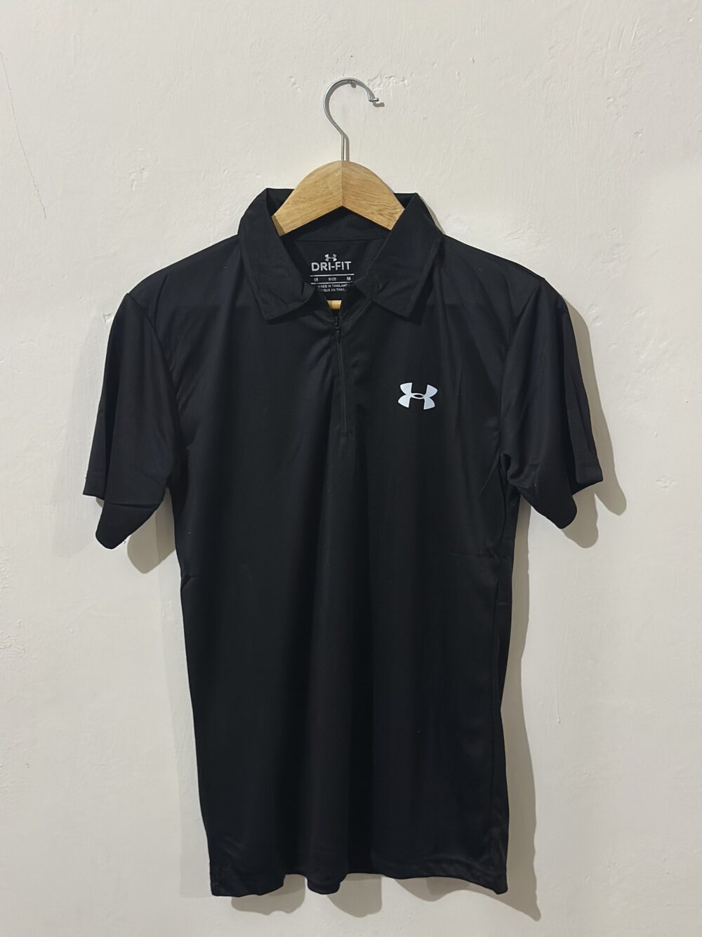 Dryfit Plain T-Shirts with Zipper - Image 2