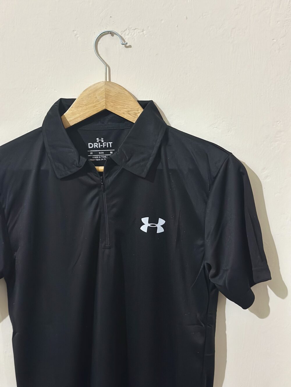 Dryfit Plain T-Shirts with Zipper