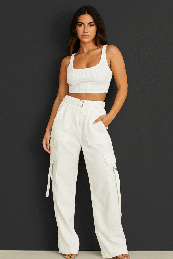 baggy cotton trousers